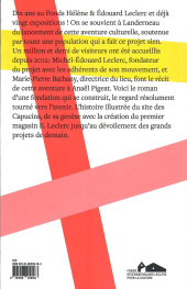 Verso de (DOC) Études et essais divers - Le roman d'une fondation. 10 ans d'expositions