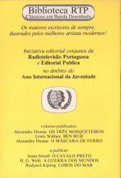 Verso de Biblioteca RTP - Clássicos em Banda Desenhada -3- O Máscara de Ferro
