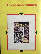 Verso de Kriminal (Editoriale Corno) -252- La mente Elettronica,