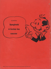 Verso de Samedi Jeunesse -218- Y'a des os dans le spaghetti