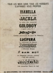 Verso de Jacula -Rec11- spécial relié N° 11 (du n°31 au n° 33)