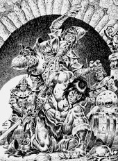 Verso de Conan Saga (1987) -36- Issue #36