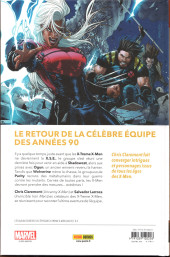 Verso de X-Treme X-Men - Un nouveau départ - X-treme X-Men - Un nouveau départ