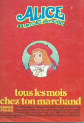 Verso de Alice au pays des merveilles (Neri) -1- L'étrange voyage d'Alice