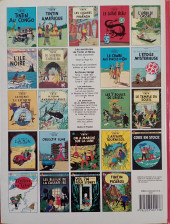 Verso de Tintin (Historique) -14C8- Le temple du soleil