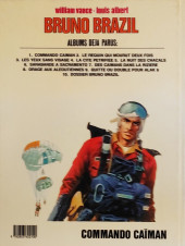 Verso de Bruno Brazil -2c1976- Commando Caïman