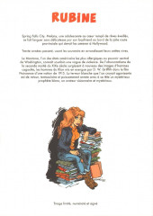 Verso de Rubine (The 90's) -1TL- Le prophète blanc