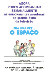 Verso de Era uma vez... O espaço -11- Os naufragos do espaço