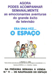 Verso de Era uma vez... O espaço -10- O planeta despedaçado