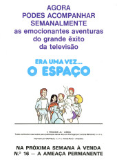 Verso de Era uma vez... O espaço -15- Os aneis de Saturno
