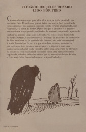 Verso de Diário de Jules Renard, O - Diário de Jules Renard lido por Fred, O