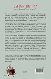 Verso de (AUT) Hergé -2024/03- Demain Tintin ? Entretiens avec 
