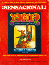 Verso de Creepy (Toutain - 1979 - Primera época) -1- Número 1
