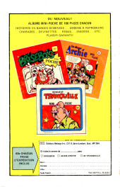 Verso de Le jeune Archie (Éditions Héritage) -21- Tome 21