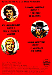 Verso de Télé série rouge (Djinga Jungle) -5- Tome 5