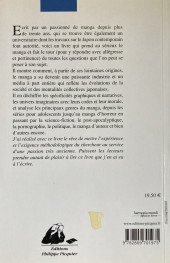 Verso de (DOC) Études et essais divers -a- Manga. Histoire et univers de la bande dessinée japonaise.