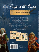 Verso de De Cape et de Crocs -CdV- Le cahier de vacances
