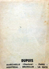 Verso de Mini-récits et stripbooks Spirou -MR1479- Le Dragon de Modderdam