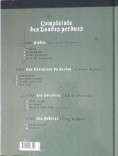 Verso de Complainte des Landes perdues -9a2022- Les Sorcières 1 - Tête Noire