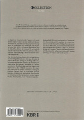 Verso de (DOC) Presses Universitaires Liège - ACME -10- Avant Hergé. Étude des premières apparitions de bande dessinée en Belgique francophone (1830–1914)