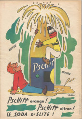 Verso de Bibi Fricotin (2e Série - SPE) (Après-Guerre) -15c'- Bibi Fricotin aux Jeux Olympiques