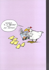 Verso de Les poules à lier