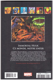 Verso de Marvel Comics : La collection (Hachette) -277242- The Immortal Hulk - Ce monde, notre enfer