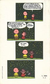 Verso de Peanuts (en italien - Rizzoli) -73- È domenica, Charlie Brown!