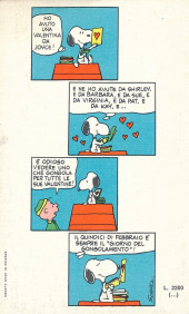 Verso de Peanuts (en italien - Rizzoli) -101- Una valentina per Charlie Brown!