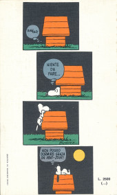 Verso de Peanuts (en italien - Rizzoli) -156- Arriva Joe Falchetto