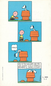 Verso de Peanuts (en italien - Rizzoli) -167- Non per soldi...