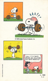 Verso de Peanuts (en italien - Rizzoli) -281- Snoopy re del rugby
