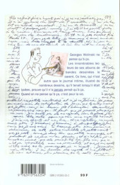 Verso de (AUT) Wolinski -2000/06- Journal d'un jeune homme qui ne pensait qu'à ça.