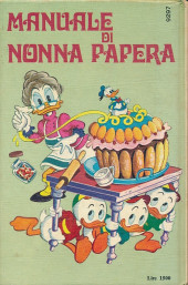 Verso de Manuali Mondadori -2- Manuale di nonna Papera