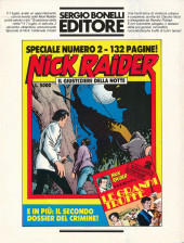 Verso de Nick Raider - Squadra Omicidi -26- Il quarto testimone