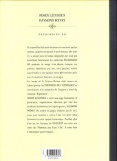 Verso de Les pionniers de l'espérance -7- Les Pionniers de l'espérance