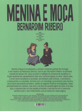 Verso de Clássicos da Literatura Portuguesa em BD -14- Menina e moça