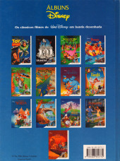 Verso de Álbuns Disney - Os clássicos filmes de Walt Disney em banda desenhada -4- Pinóquio (PInocchio)