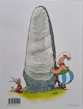 Verso de Astérix (Hachette) -7ES2025- Le combats des Chefs