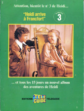 Verso de Heidi (éditions Télé-Guide) -2- Un hiver en montagne