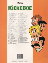Verso de De Kiekeboes -54- Gedonder om de bliksem
