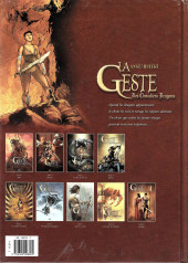 Verso de La geste des Chevaliers Dragons -9a- Aveugles