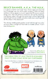 Verso de Free Comic Book Day 2025 - Hulk Teach