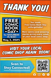 Verso de Free Comic Book Day 2025 - Conan - Scourge of the Serpent