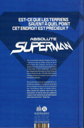 Verso de Absolute Superman -1- Les poussières de Krypton