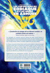 Verso de Tout savoir sur les Chevaliers du zodiaque et les héros en armure