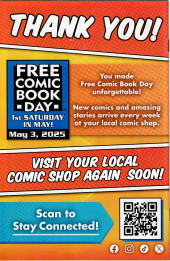 Verso de Free Comic Book Day 2025 - Boom 20