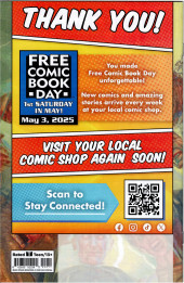 Verso de Free Comic Book Day 2025 - Mark Spears Monster