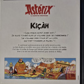 Verso de Astérix (Hachette - La boîte des irréductibles) -33Bis- Kiçàh dans Astérix chez Rahãzade