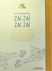 Verso de Zaï zaï zaï zaï - Tome TL